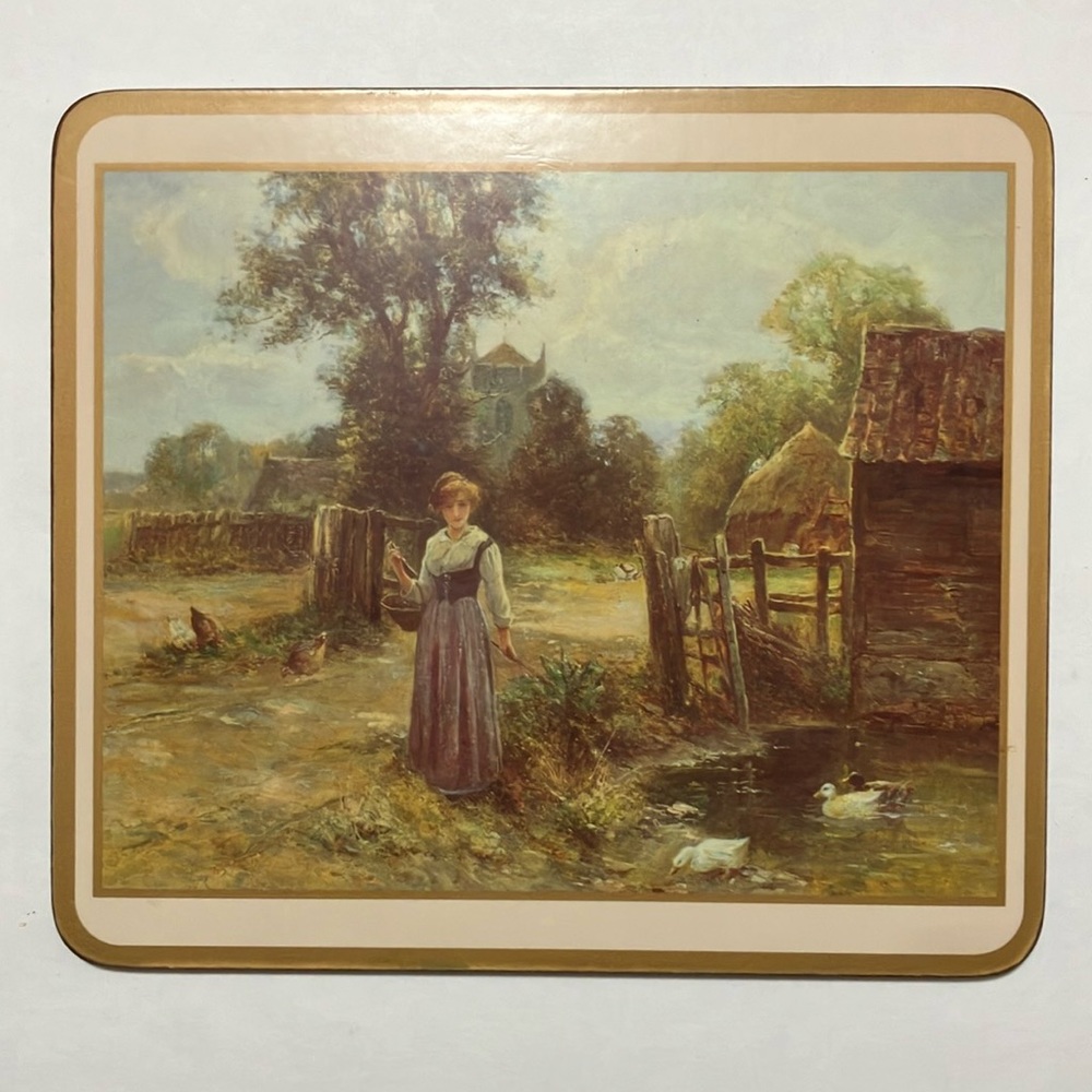 Pimpernel Acrylic Six Traditional Place Mats Eire Series 1 Dublin